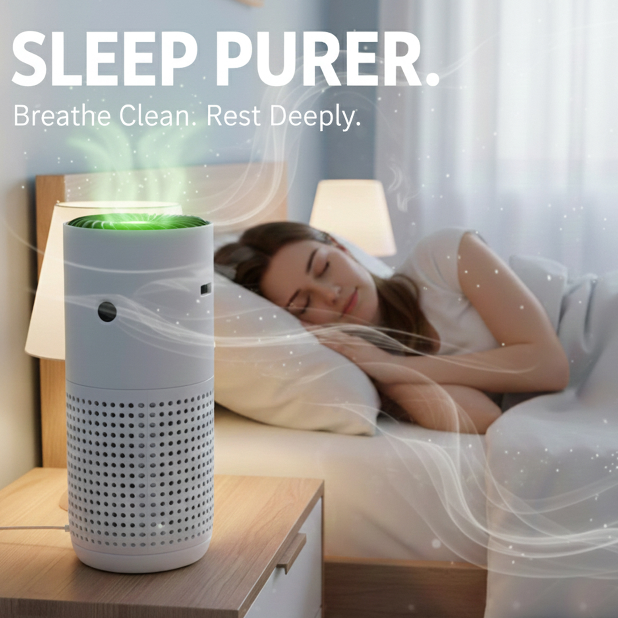 Portable Mini Air Purifier with HEPA Filter